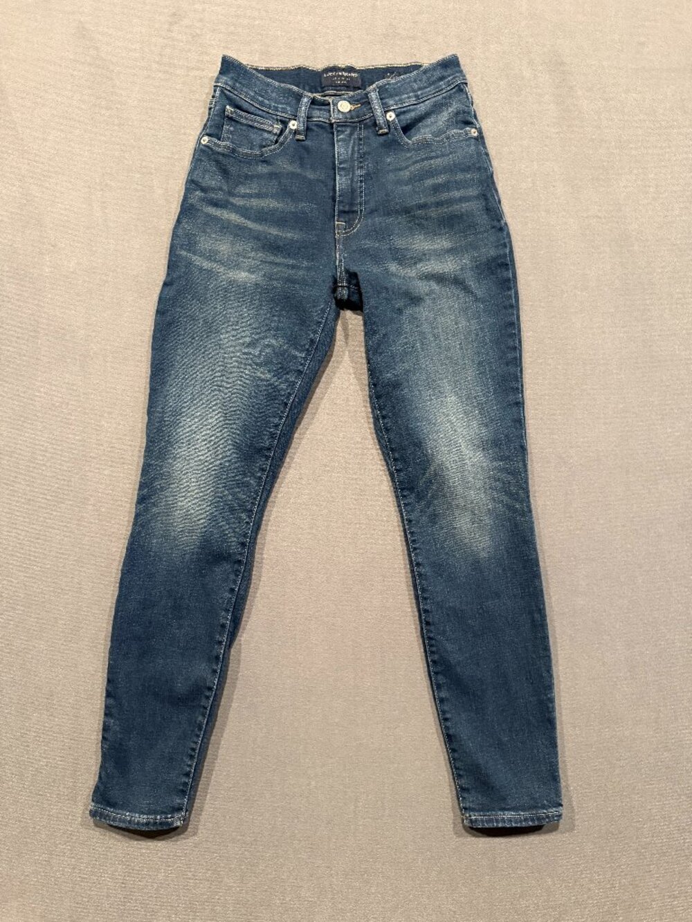 Lucky Brand Bridgette High Rise Skinny Ankle Jeans Women's 4/27 Blue